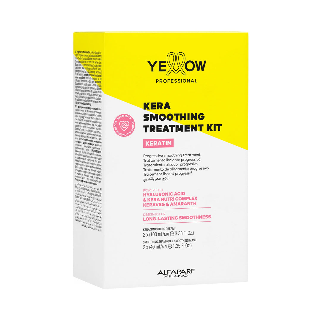 Набор для кератинового выпрямления волос Kera Smoothing Treatment Kit Keratin Yellow