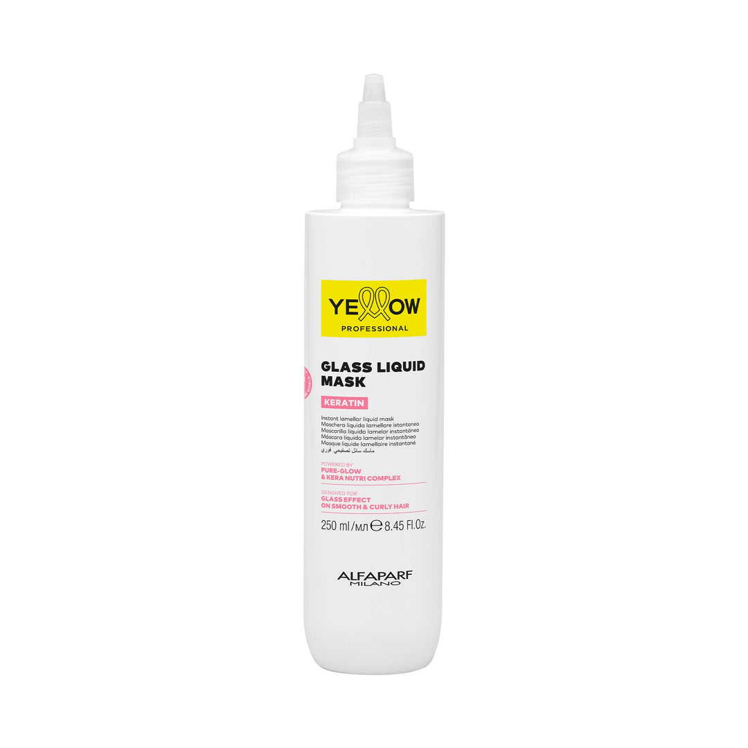 Маска рідка для ламінування волосся Glass Liquid Mask Keratin Yellow