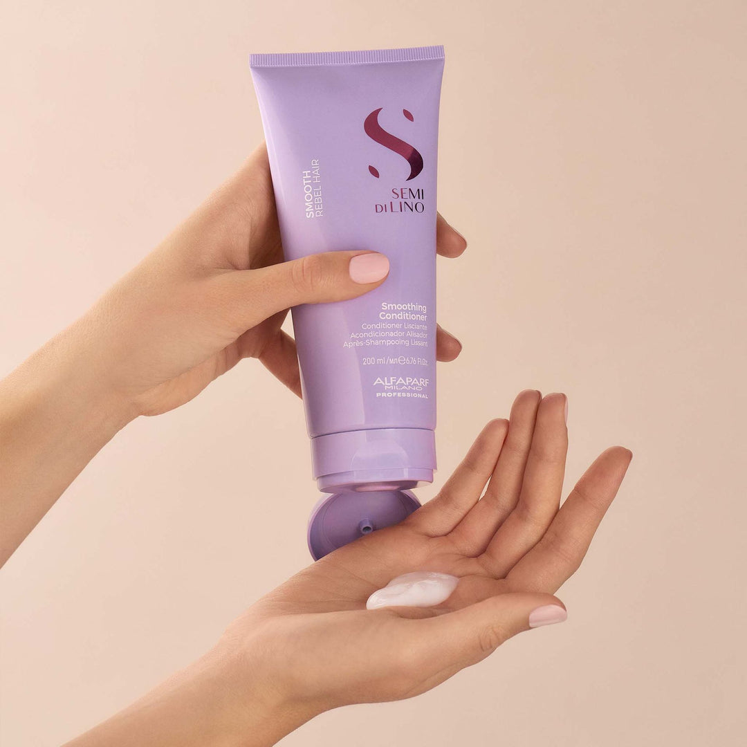 Кондиціонер для неслухняного волосся Smoothing Semi Di Lino Smooth Alfaparf Milano