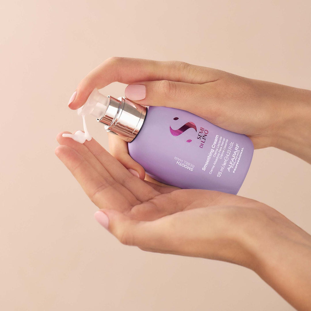 Крем для неслухняного волосся Smoothing Semi Di Lino Smooth Alfaparf Milano
