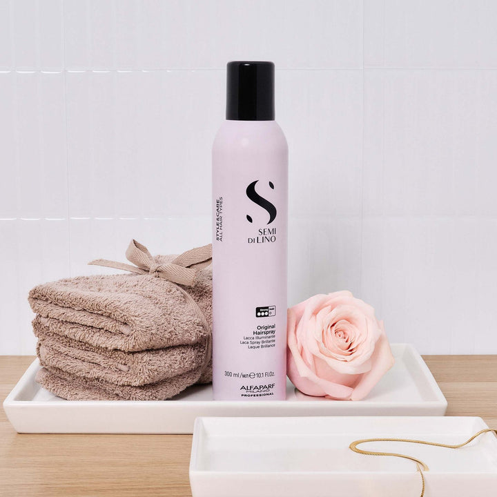Лак для волосся сильної фіксації Original Hairspray Semi Di Lino Style &amp; Care Alfaparf Milano