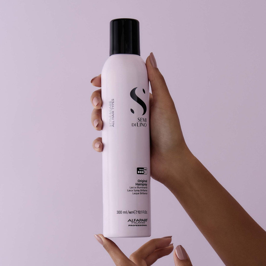 Лак для волосся сильної фіксації Original Hairspray Semi Di Lino Style &amp; Care Alfaparf Milano