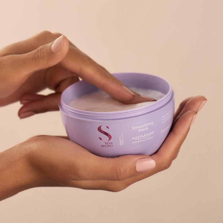 Маска для неслухняного волосся Smoothing Semi Di Lino Smooth Alfaparf Milano