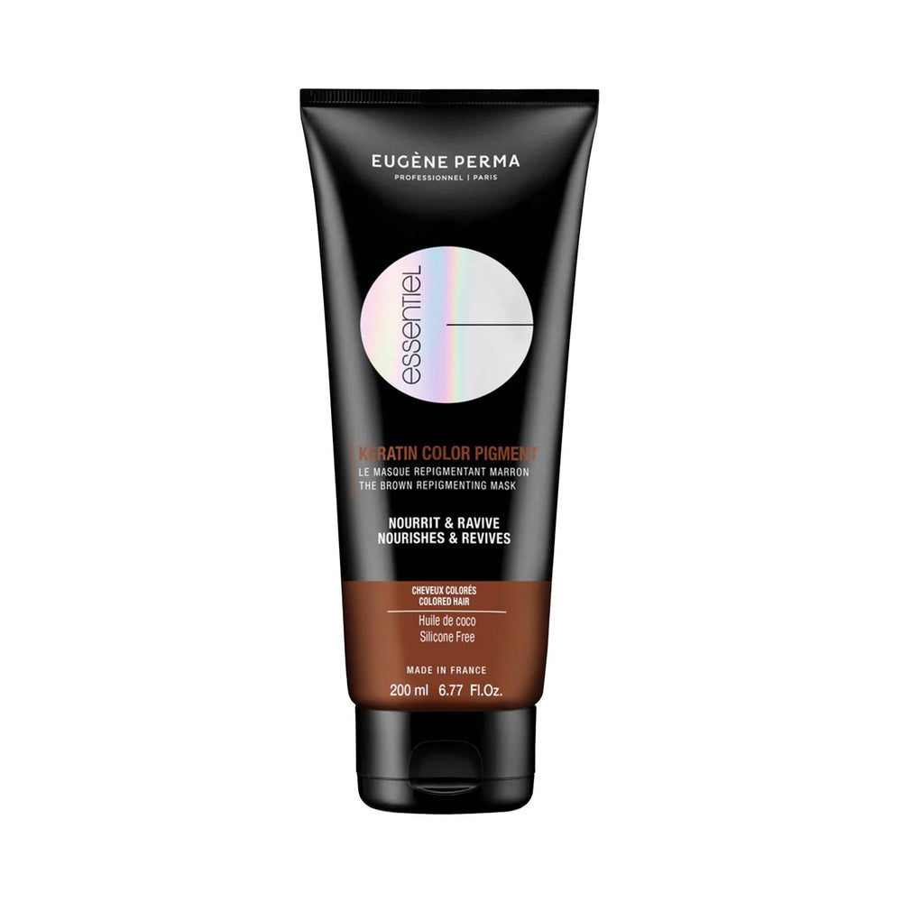 Маска для тонування волосся Essential Keratin Eugene Perma 200 мл, відтінок BROWN