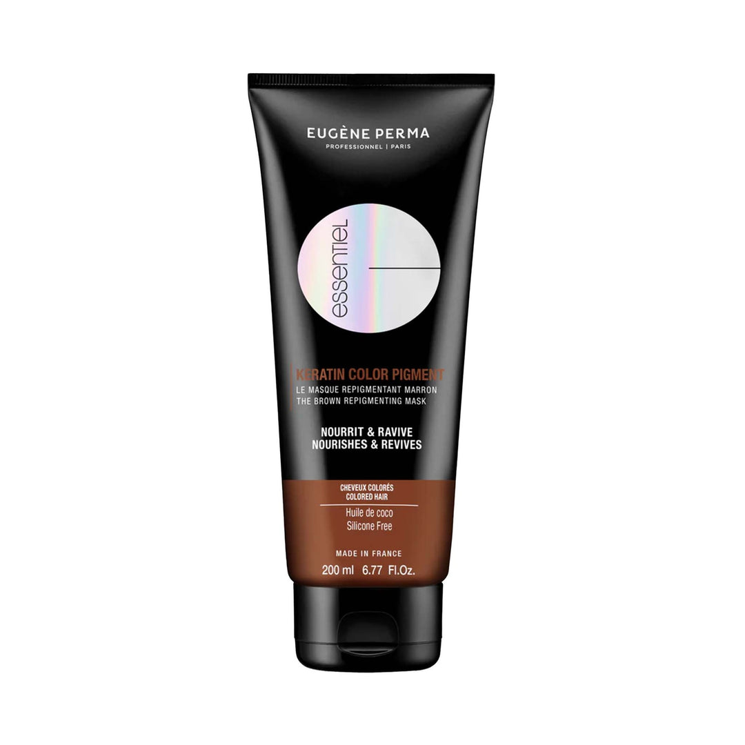 Маска для тонування волосся Essential Keratin Eugene Perma 200 мл, відтінок BROWN