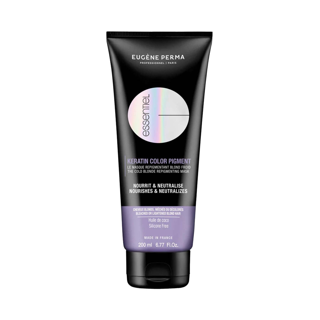 Маска для тонування волосся Essential Keratin Eugene Perma 200 мл, відтінок COLD BLONDE