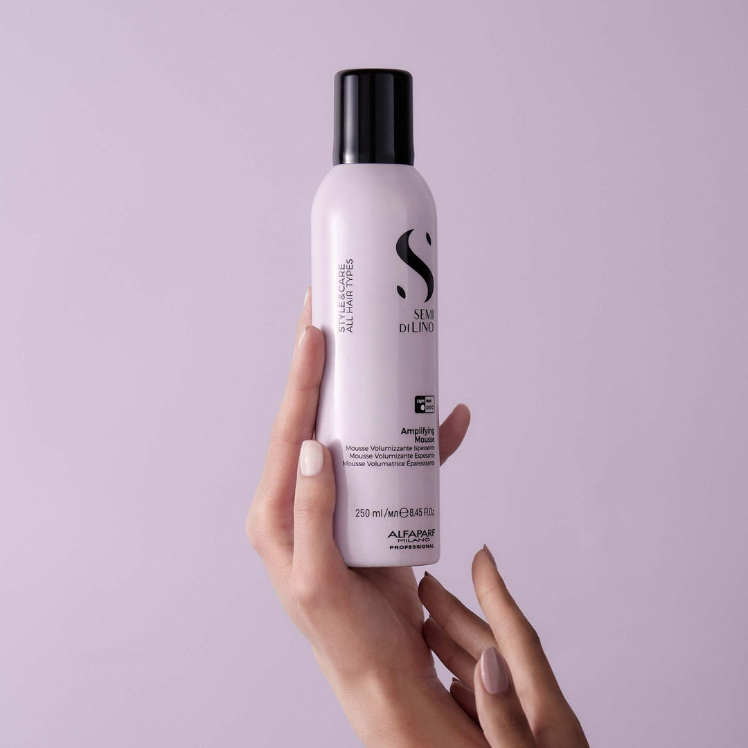 Мус для тонкого волосся Amplifying Mousse Semi Di Lino Style &amp; Care Alfaparf Milano