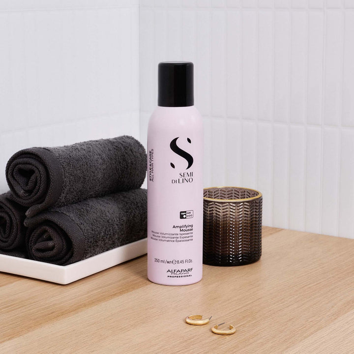 Мус для тонкого волосся Amplifying Mousse Semi Di Lino Style &amp; Care Alfaparf Milano