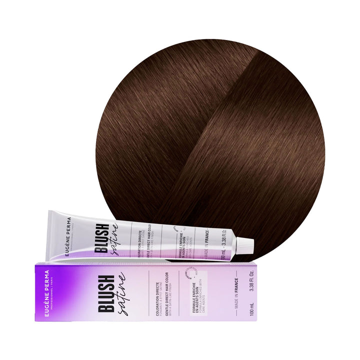 Прямий барвник Blush Eugene Perma, відтінок SATINE MAHOGANY BROWN