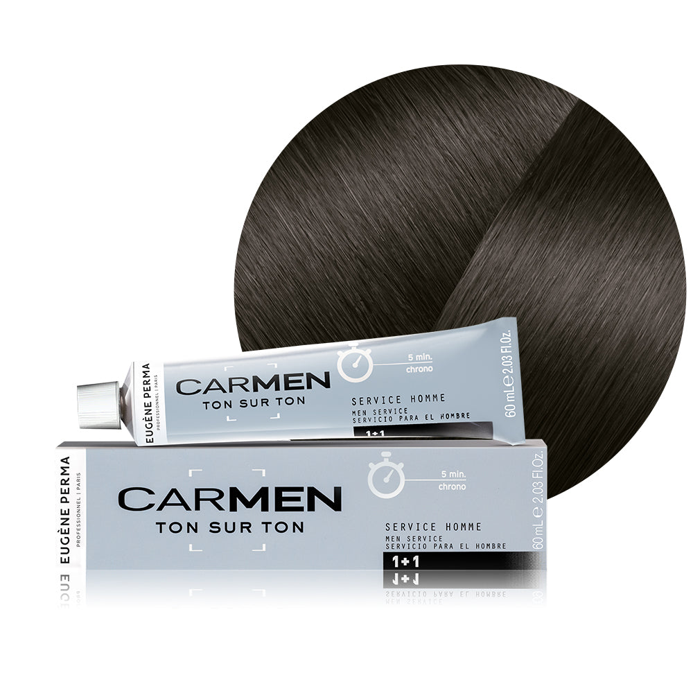 Фарба для чоловічого камуфляжу волосся Carmen t/t Men Eugene Perma 60 мл, відтінок M4 LIGHT BROWN