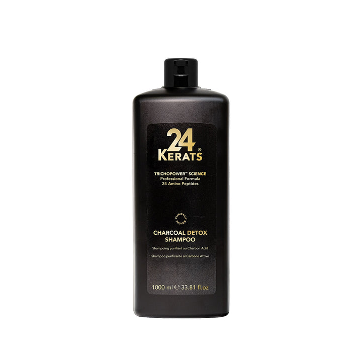 Шампунь для детоксикации волос с активированным углем Charcoal Detox 24KERATS