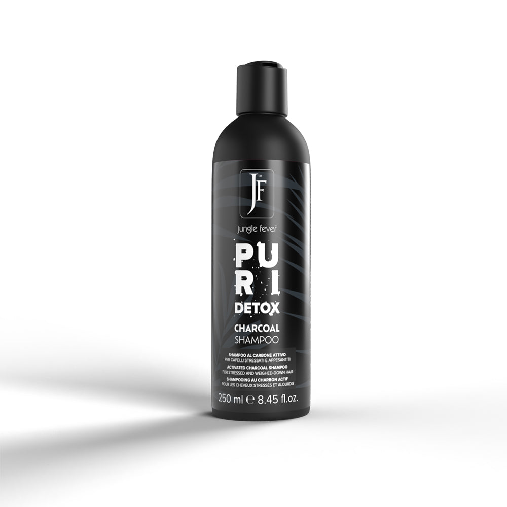 Шампунь для детоксикации волос с активированным углем Puridetox Jungle Fever