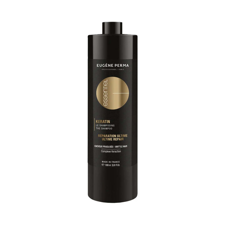 Шампунь для ламкого та пошкодженого волосся Essentiel Keratin Gold Eugene Perma, 1000 мл