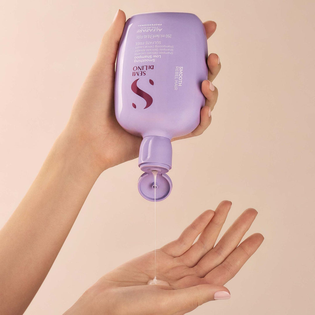 Шампунь для неслухняного волосся Smoothing Semi Di Lino Smooth Alfaparf Milano